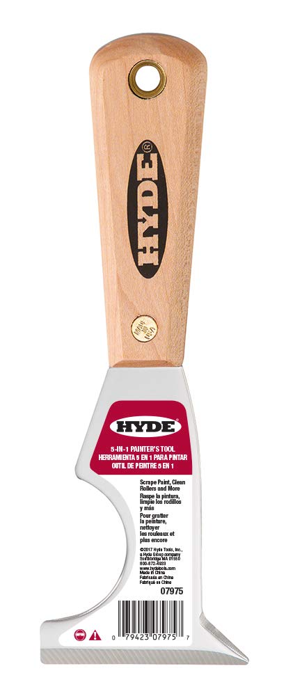 Hyde07975 5-in-1 Painter's Multi-Tool, Extra Heavy Duty, Pro Wood™