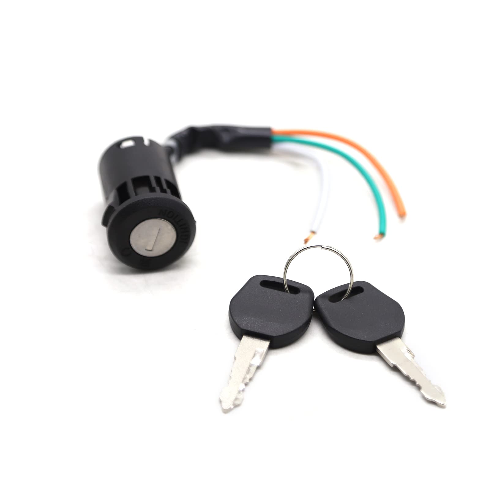 Buy BUYAO 3 Wire Ignition Switch Key Medium Single Key Ignition