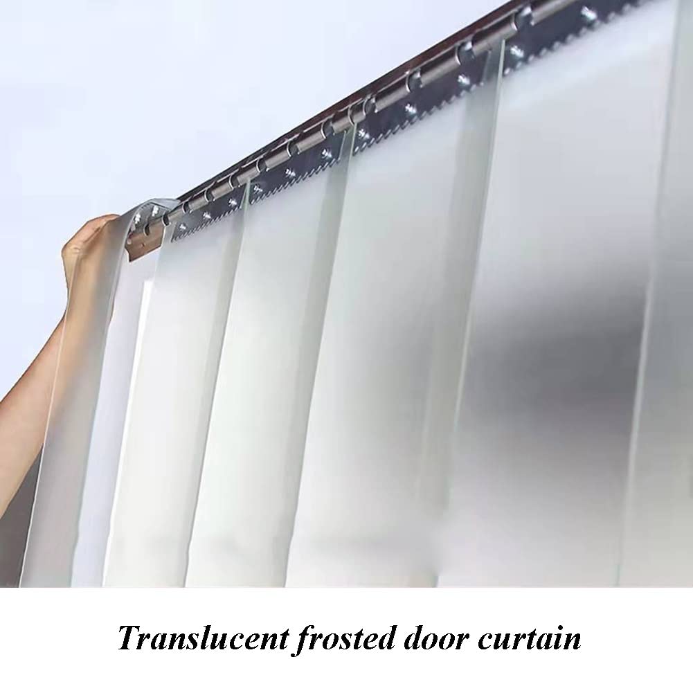Artiz Tenda di Plastica della Striscia del Vinile, Tenda Morbida Opaca Satinata Tenda Divisoria in PVC Isolamento Domestico Antivento Porte di Garage, Casa per Animali Domestici, Magazzino