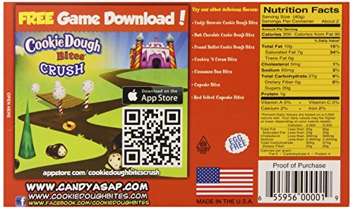 Taste of Nature Inc. Chocolate Chip Cookie Dough Bites 3.1 - Ounce Boxes (Pack of 30) - Thumbnail 3