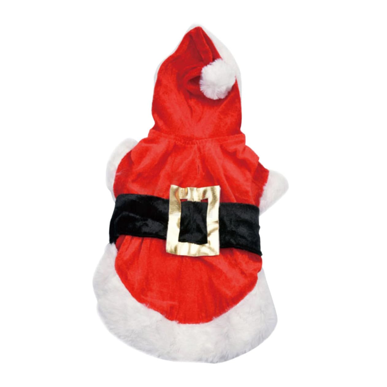 HMJGDHX 2 Pezzi Vestito Natalizio per Cani Vestiti Invernali per Animali Domestici Comodo Maglione con Cappuccio per Cani