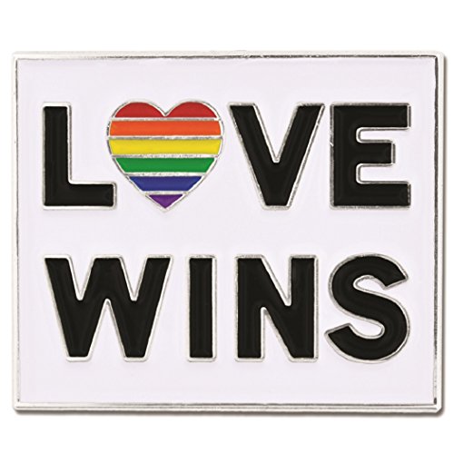 Image of PinMart Gay Pride LGBT Enamel Lapel Pin