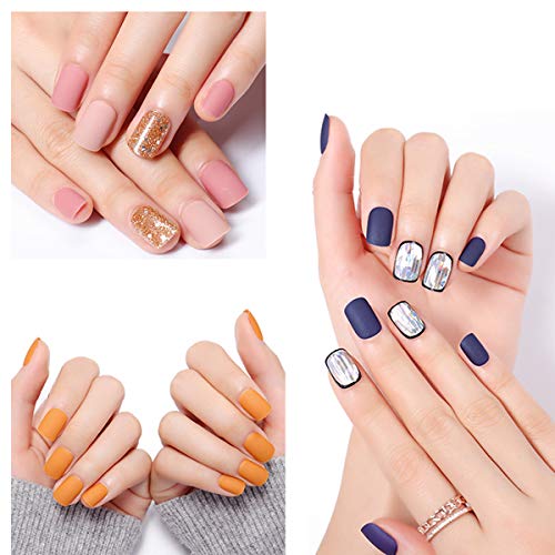 CS COSDDI 500 Stücke Nail Art Tipps Falsche Nägel Nail Tips Nagel Tipps,Transparent Künstliche Acryl Nägel,Full Cover… – Bild 6
