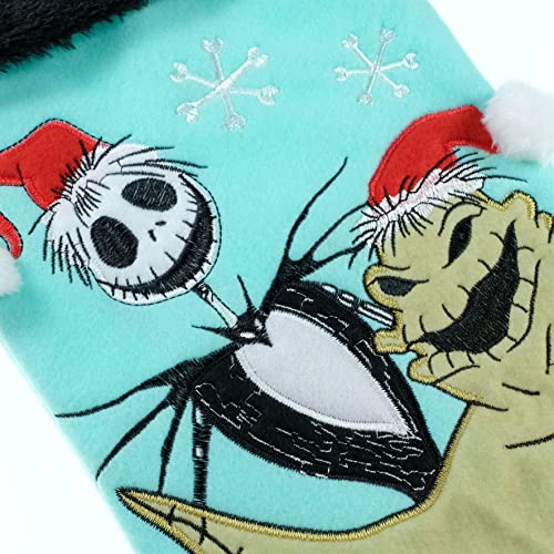 Ruz-The-Nightmare-Before-Christmas-Oogie-20-Applique-Christmas-Stocking-Gift-Holder-for-Stocking-Stuffers-Indoor-Home-Decor-and-Holiday-Decoration Ruz The Nightmare Before Christmas Oogie 20 Applique Christmas Stocking Gift Holder for Stocking Stuffers Indoor Home Decor and Holiday Decoration
