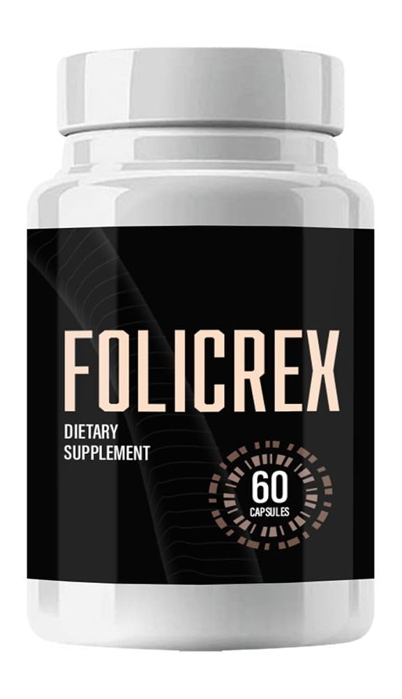 nutradash Folicrex - Folicrex Capsules - Folicrex Hair Growth (60 Capsules - 1 Month Supply)