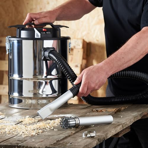 VonHaus 15L Ash Vacuum Cleaner – 1000w Home or Workshop Hoover – Industrial Vacuum Cleaner – Ash Dust Collector w/ 1.25m Hose for Fireplaces, Grills, BBQ’s, Fire Pits, Stoves, Log Burners & Chimineas 8 VonHaus 15L Ash Vacuum Cleaner – 1000w Home or Workshop Hoover – Industrial Vacuum Cleaner – Ash Dust Collector w/ 1.25m Hose for Fireplaces, Grills, BBQ’s, Fire Pits, Stoves, Log Burners & Chimineas - Image 8
