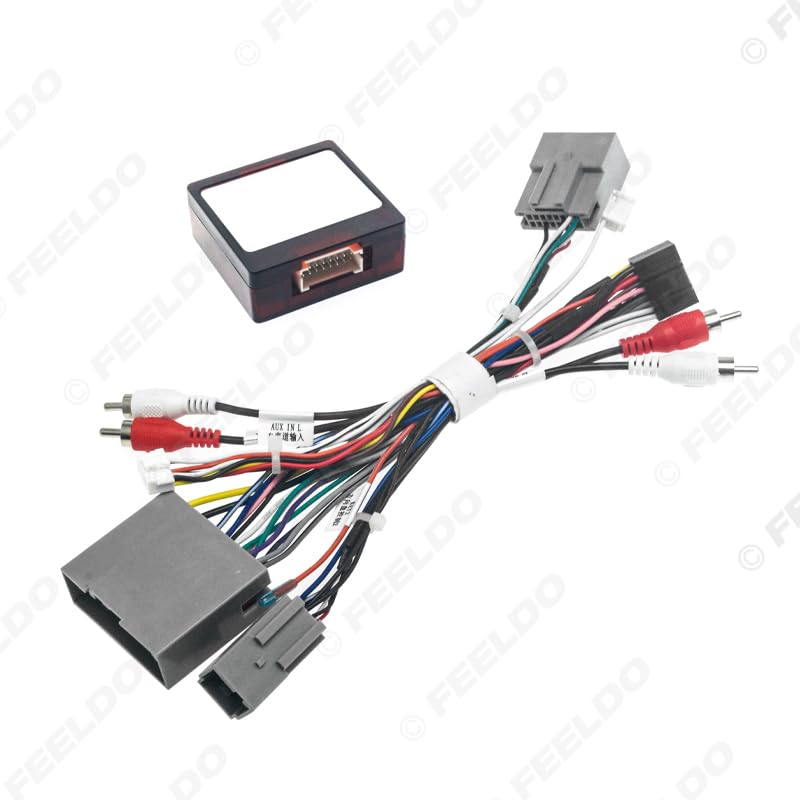 Car 16pin for Audio Wiring Harness with Canbus Box for Chevrolet Blazer for Ford Explorer Stereo Installation Wire Adapter #6496 - (Color Name: CANBUS Box Harness)