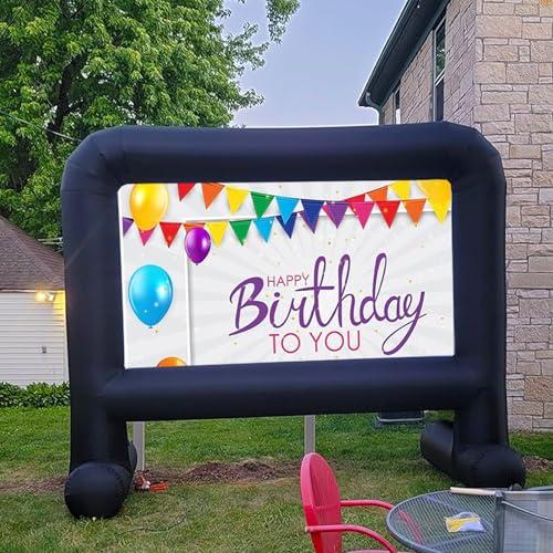 Azxrhwygs 16 FEET Inflatable Movie Screen Outdoor thumb #1