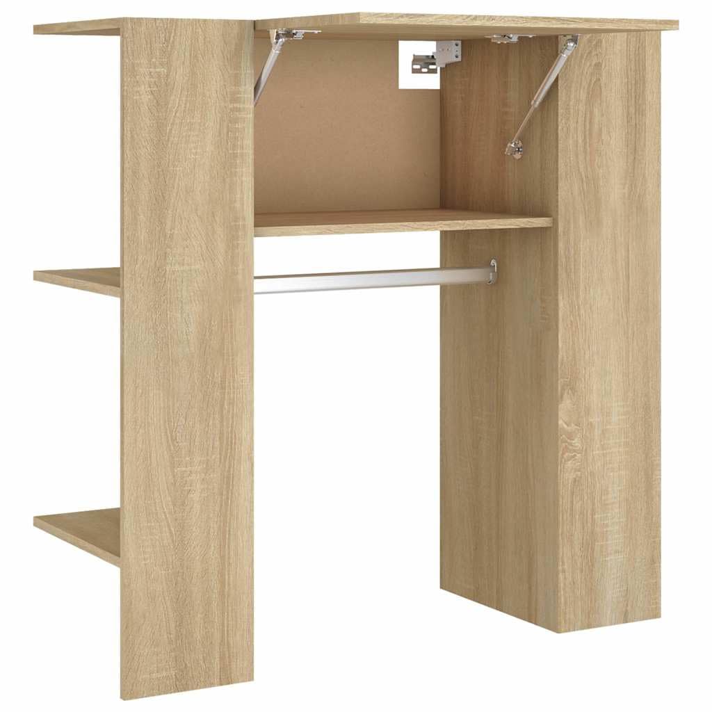 Eingangsregal Eiche Sonoma 97,5 x 37 x 99 cm Holz mehrschichtig