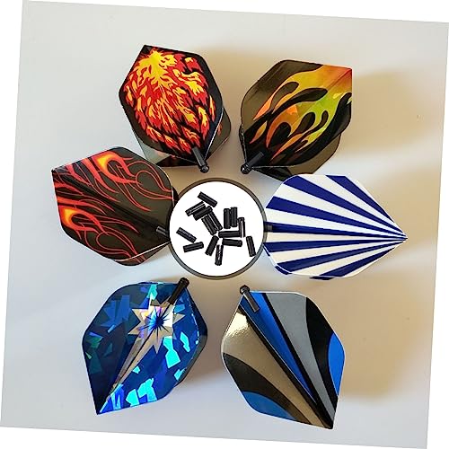 Correctores de ala para dardos de aluminio 15 piezas miniatura 3