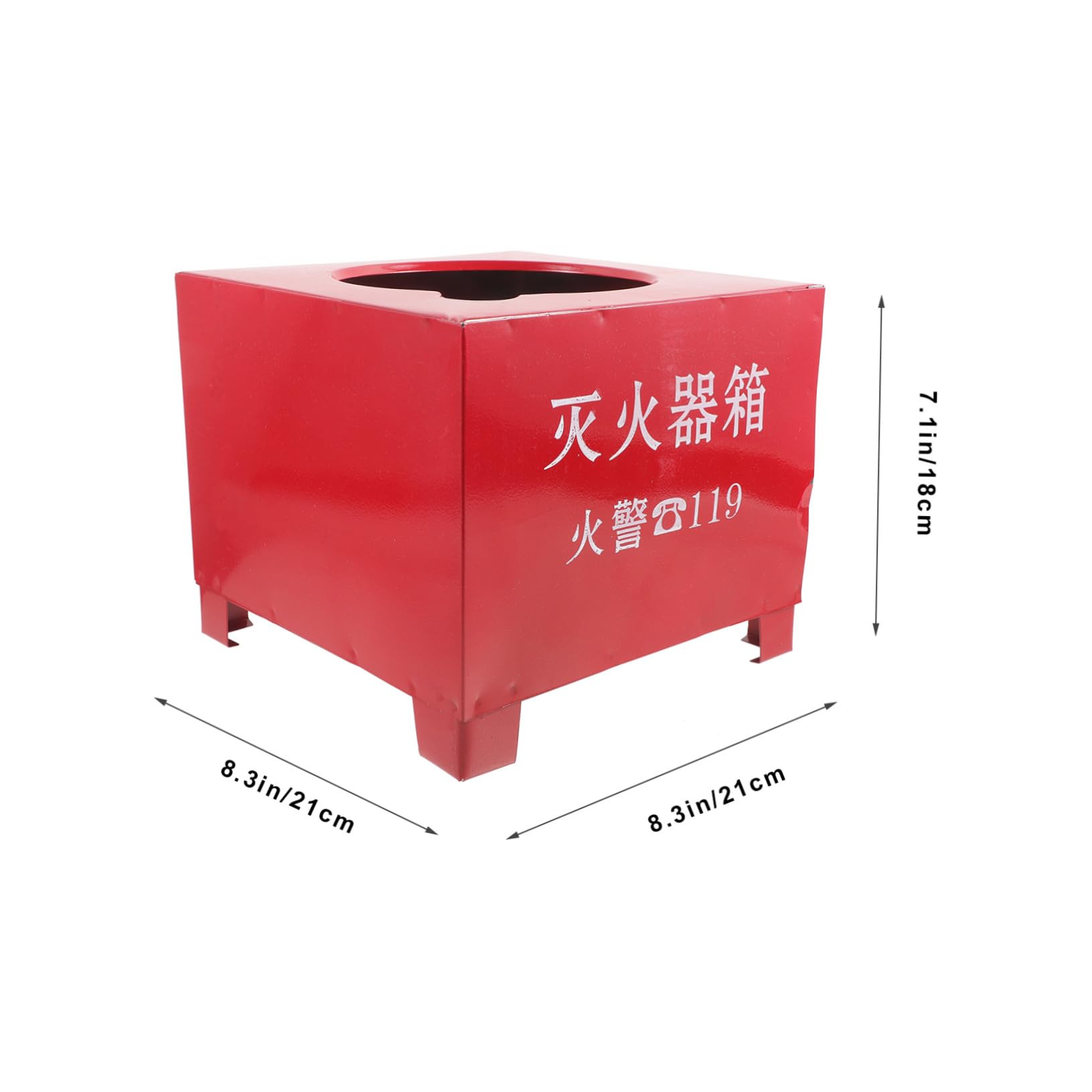 SOLUSTRE Base para Extintor de Incendios de Hierro Rojo 2-4kg Soporte Resistente y Práctico para Extintor Doméstico y Cocina