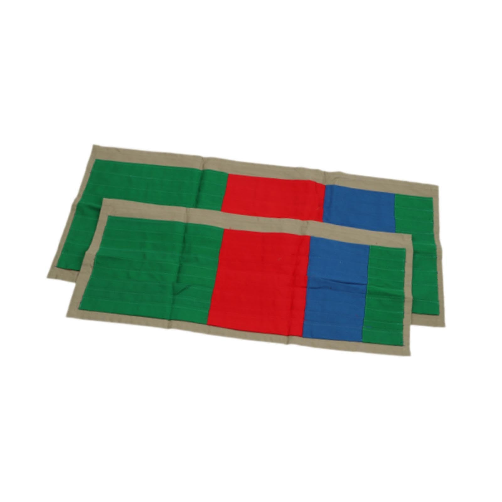 DYNWAVE 2Pcs Math Cards Storage Bags,Organize Pouch for Playroom,Number Learning Cards Classroom Supplies,Colored Storage Organizer