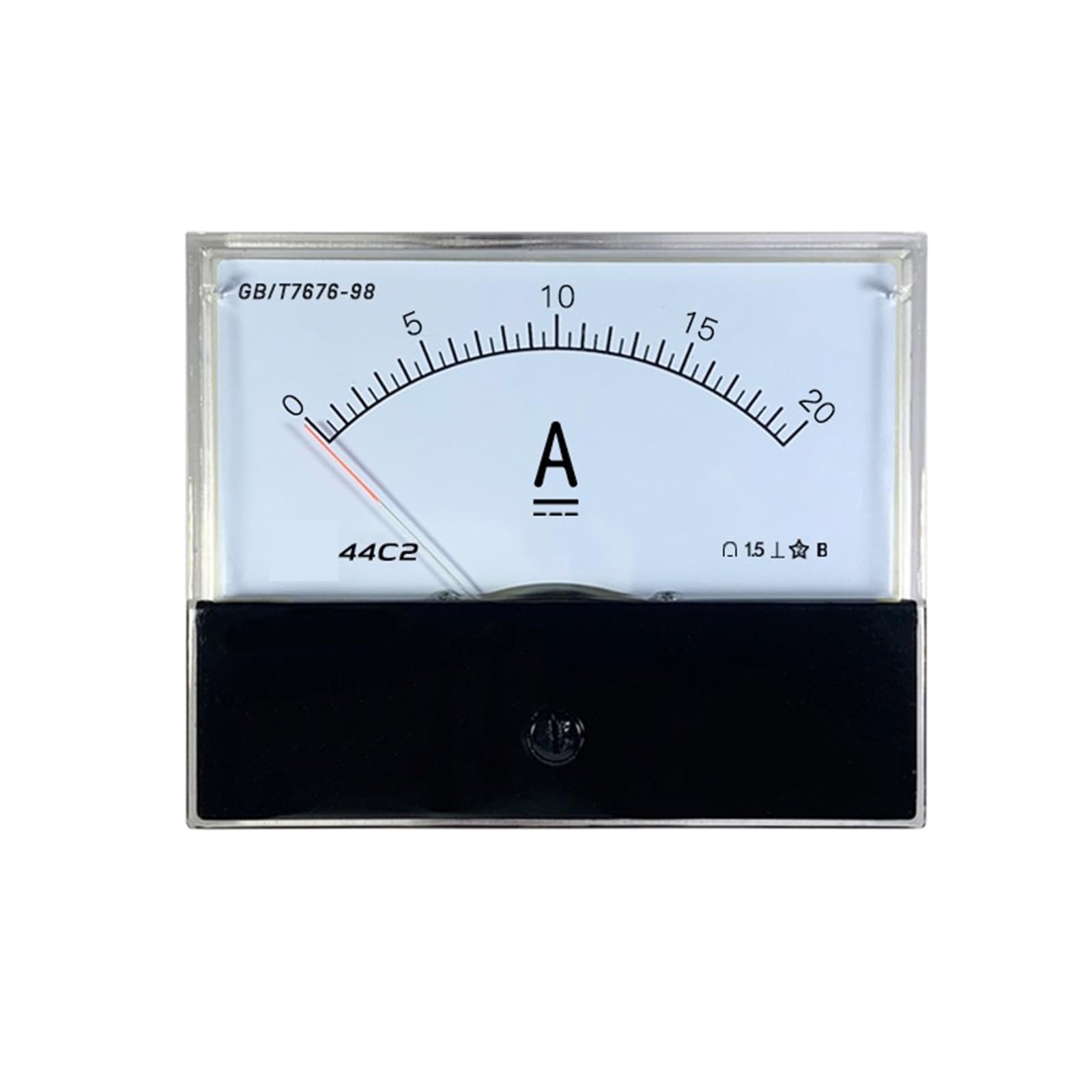 Amperomierz prądu stałego, miernik Ma, przyrząd pomiarowy mikroamperomierza, amperomierz, 1 szt. amperomierz, rozmiar: DC20 mAh, kolor: prąd elektryczny)