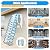 WUSILILU 10.17ft Folding Attic Ladder, 881.85lbs Capacity Metal Wall Mounted Loft Ladder with Handrail Pull Down Way Stair Collapsible Step Ladder for Attics, Garages, Roofs, Basements