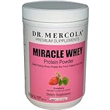 Dr. Mercola Miracle Whey Concentrate Protein Powder – Strawberry Flavor – Lean Muscle Growth, Immune Support – Colostrum, Sunflower Lecithin, MCT, Beta Glucan, Amino Acid: Cysteine, Glycine, Glutamate