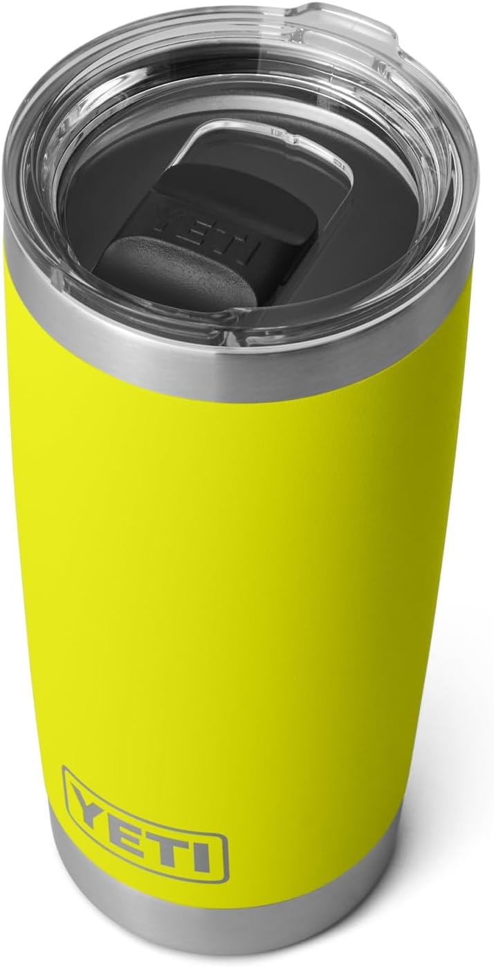 Amazon.com: YETI Rambler - Vaso de acero inoxidable de 20 onzas