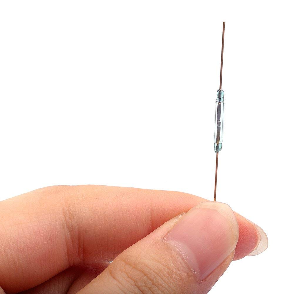5 Interruttori Reed Magnetici Normal Chiusi - SPDT 2.0x14mm Per Progetti Arduino