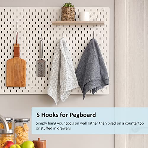 Relbro 30 Pack 3.7 Inch Black S Shaped Heavy Duty Metal Closet Hooks For Hanging Pots Pans Cups Utensils Pants Clothes Plants Bags Towels #TOP4