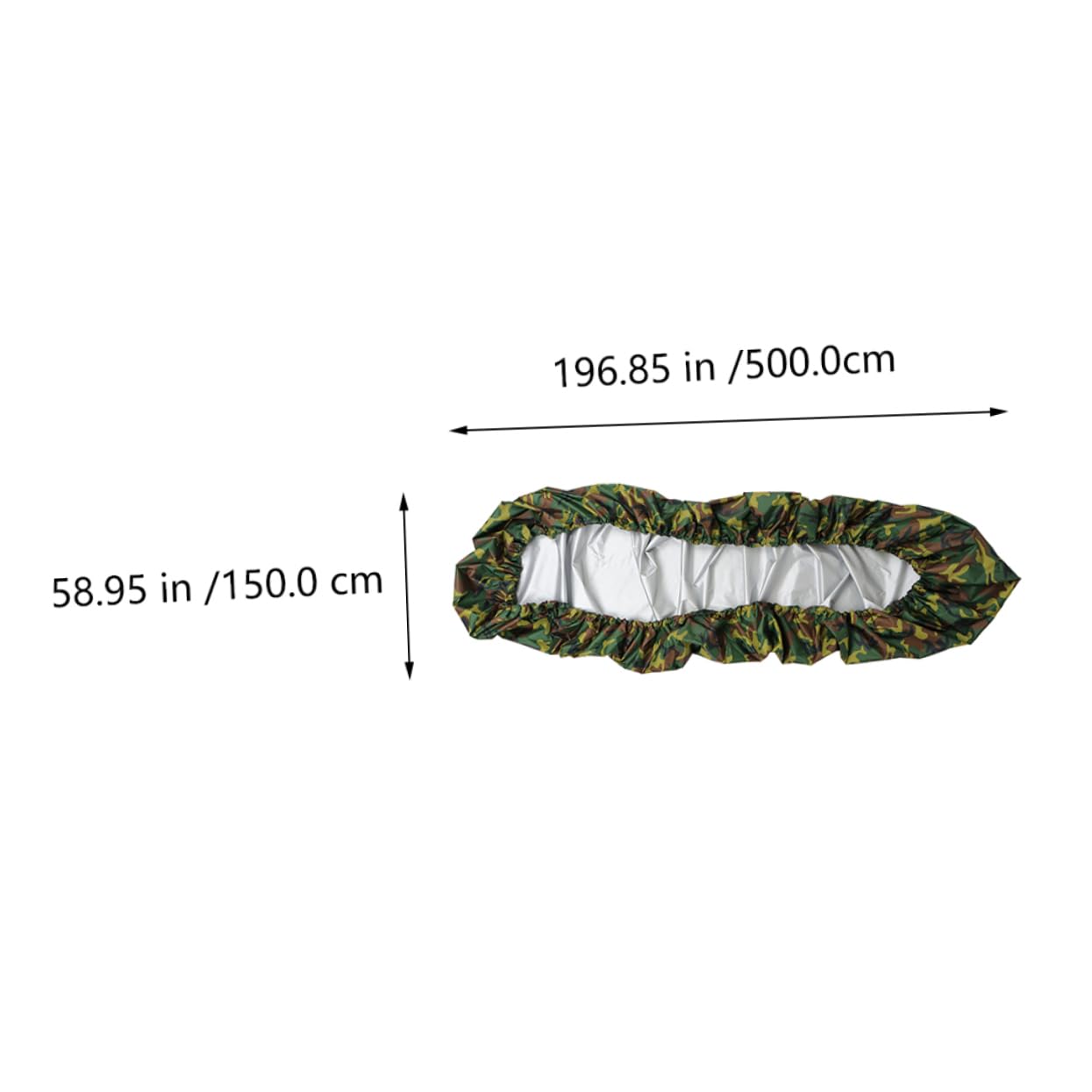 TOYANDONA Copertura del Kayak Posto a Sedere Scudo Impermeabile per Kayak Kit gommone Impermeabili Waterproof Copertura Impermeabile per Kayak Copertura per Kayak Panno Oxford Impermeabile