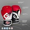Starpro-Boxing-Gloves-Boxing-Gloves-for-Men-Boxing-Gloves-for-Women-Punching-Bag-Gloves-Kickboxing-Gloves-Training-Gloves-Sparring-Gloves-Muay-Thai-Gloves-Boxing-Equipment Starpro G30 Red Boxing Gloves - Strong Punches & Everlasting - Kickboxing & Training Gloves for Men and Women - - 16oz Boxing Gloves and Multiple Sizes
