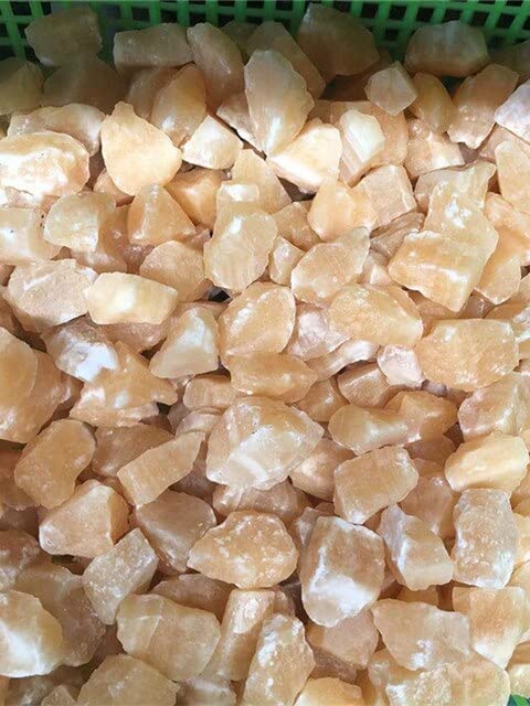 Natural Quartz Raw Natural Crystals Stones Gold Frozen Stone Calcite Rough for Sale - (Color: 100, Size: 20-30mm)