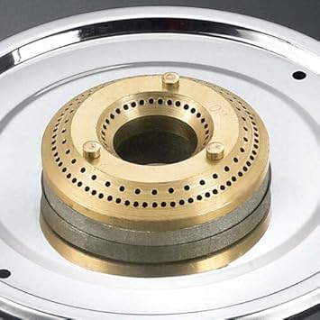 DELTA® 100% Original Brass Burner Cap Big 78 MM Pack of 1 (Piece) | for Manual Ignition Glass Top Gas Stove | Gas Stove Parts | Competible for All…