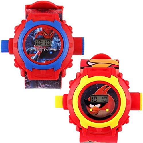 KushJay Combo of Angry Birds & Spider -Man Projector Digital Watch - for Boys & Girls (B07XM3HBVP) Amazon Price History, Amazon Price Tracker