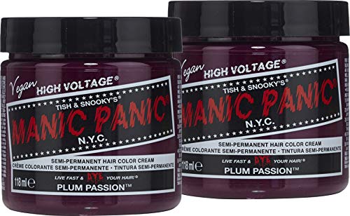 Manic Panic Plum Passion Hair Dye Classic 2 Pack