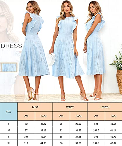 ECOWISH-Womens-Dresses-Elegant-Ruffles-Cap-Sleeves-Summer-A-Line-Midi-Dress