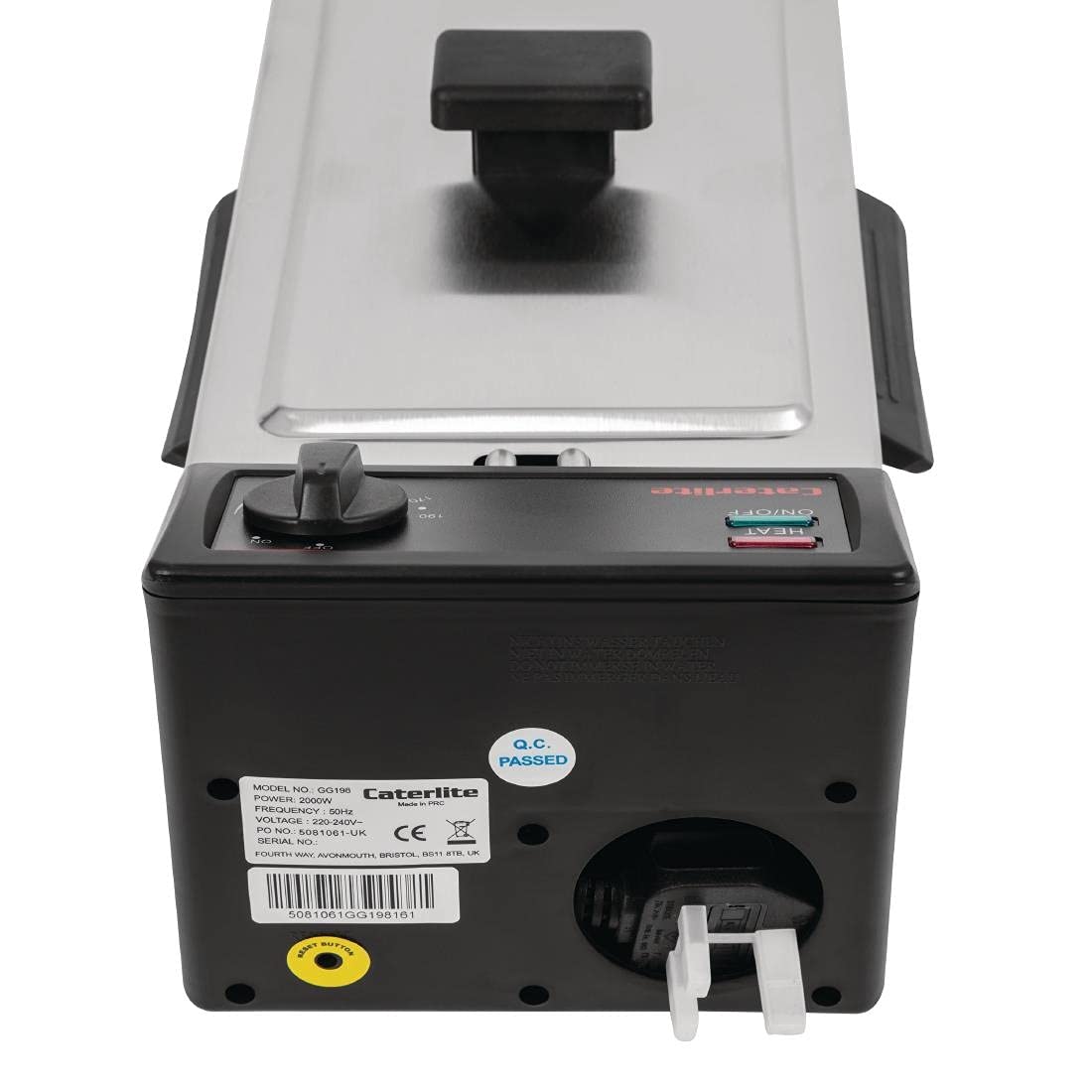 Caterlite Light Duty friteuse Capacité 240 x 232 X 429 mm Traiteur de cuisine de restaurant