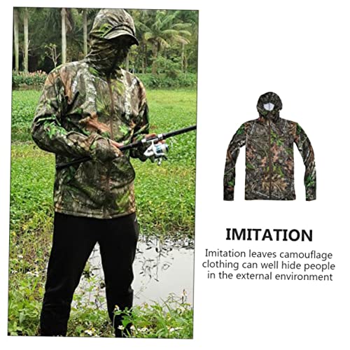 PRETYZOOM Roupas De Proteção Solar Para Pesca Roupa Da Selva Selvagem Roupas De Camuflagem Resistent