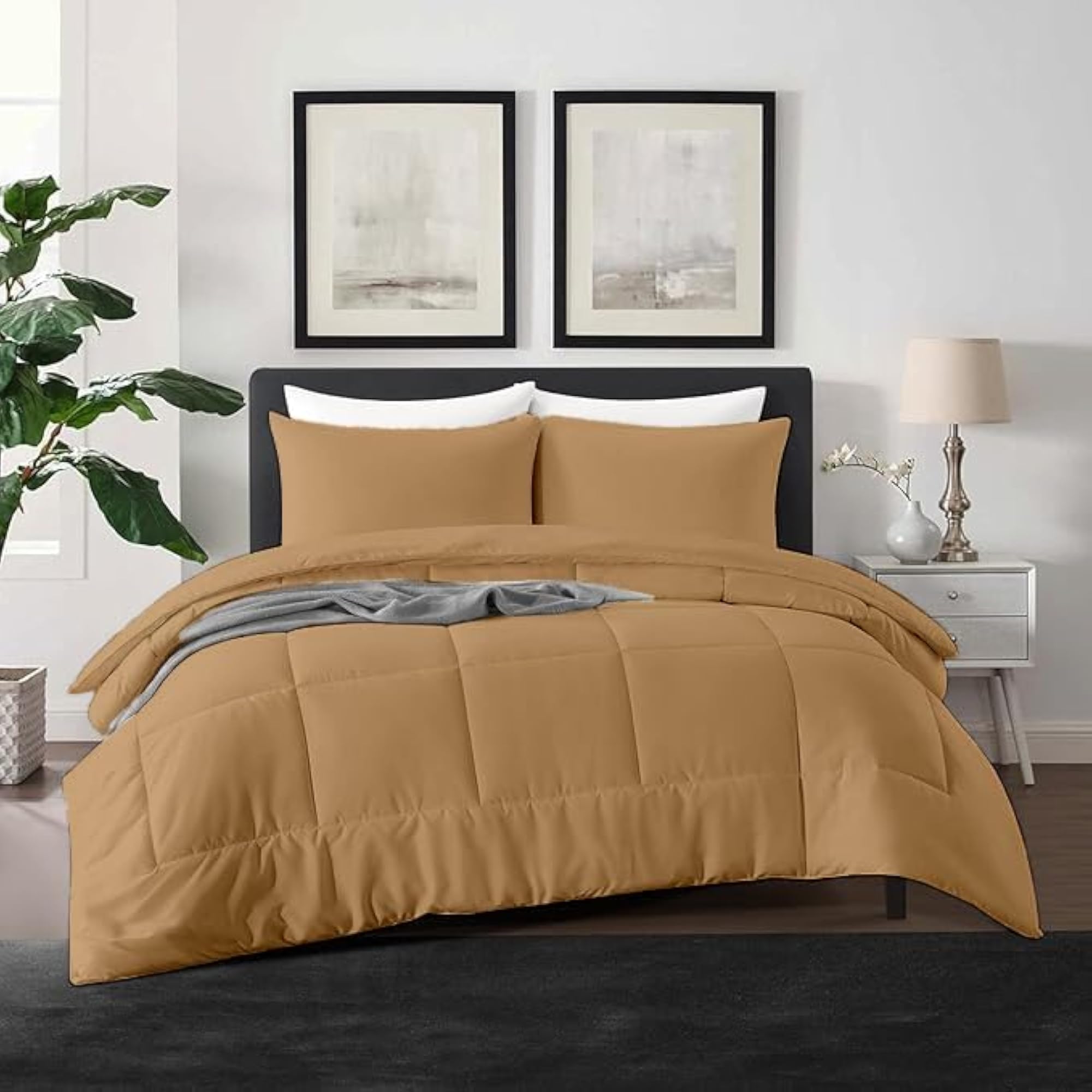Luxury Soft & Fluffy Microfiber Comforter, All Weather