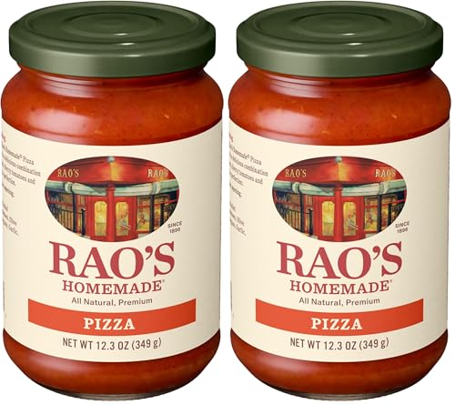Image of Rao's Homemade Classic Pizza Sauce Made with Italian Tomatoes, 12.3 oz (Pack of 2)