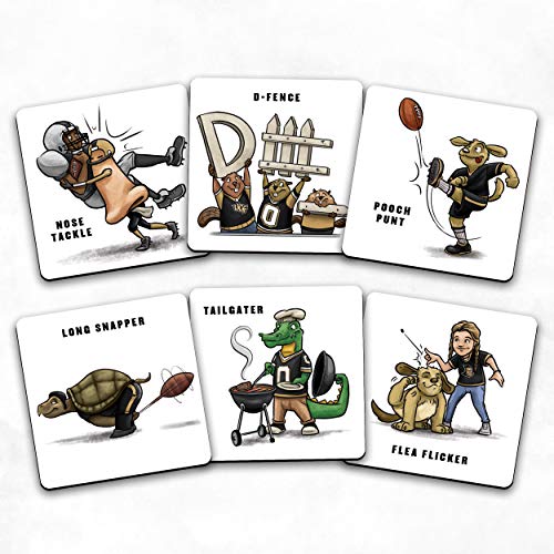 Image of YouTheFan NCAA Officially-Licensed Memory Match Game - Humorous, Team-Specific, Original Hand-Drawn Artwork, Fun for the Whole Family, for Fans Young and Old