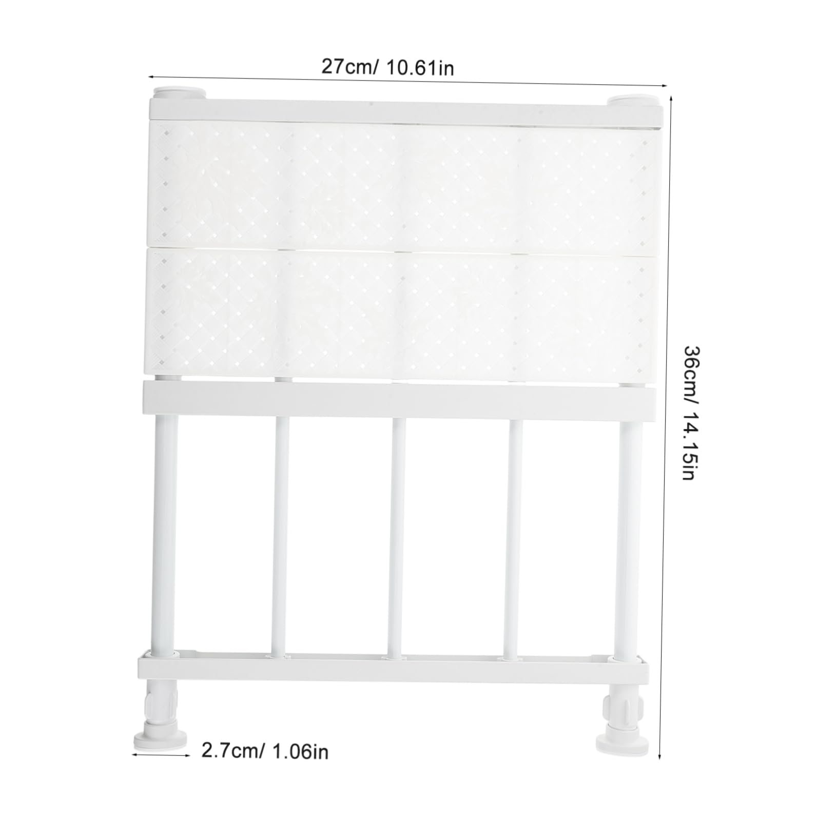 Alipis Plastic Tension Shelf for Wardrobe Closet Rod Extender Telescopic Divider Easy Install Multi-use Organizer