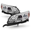 ACANII - For 2013 2014 2015 Chevy Malibu Replacement [Halogen Models] Projector Headlights Driver + Passenger Side