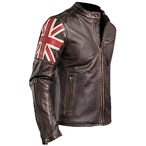 Paramount-fashion UK Bandiera Biker Vintage Stile