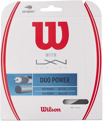 Miniatura 3 de WILSON Cuerda de tenis Duo - Set, amarillo, bronce y gris