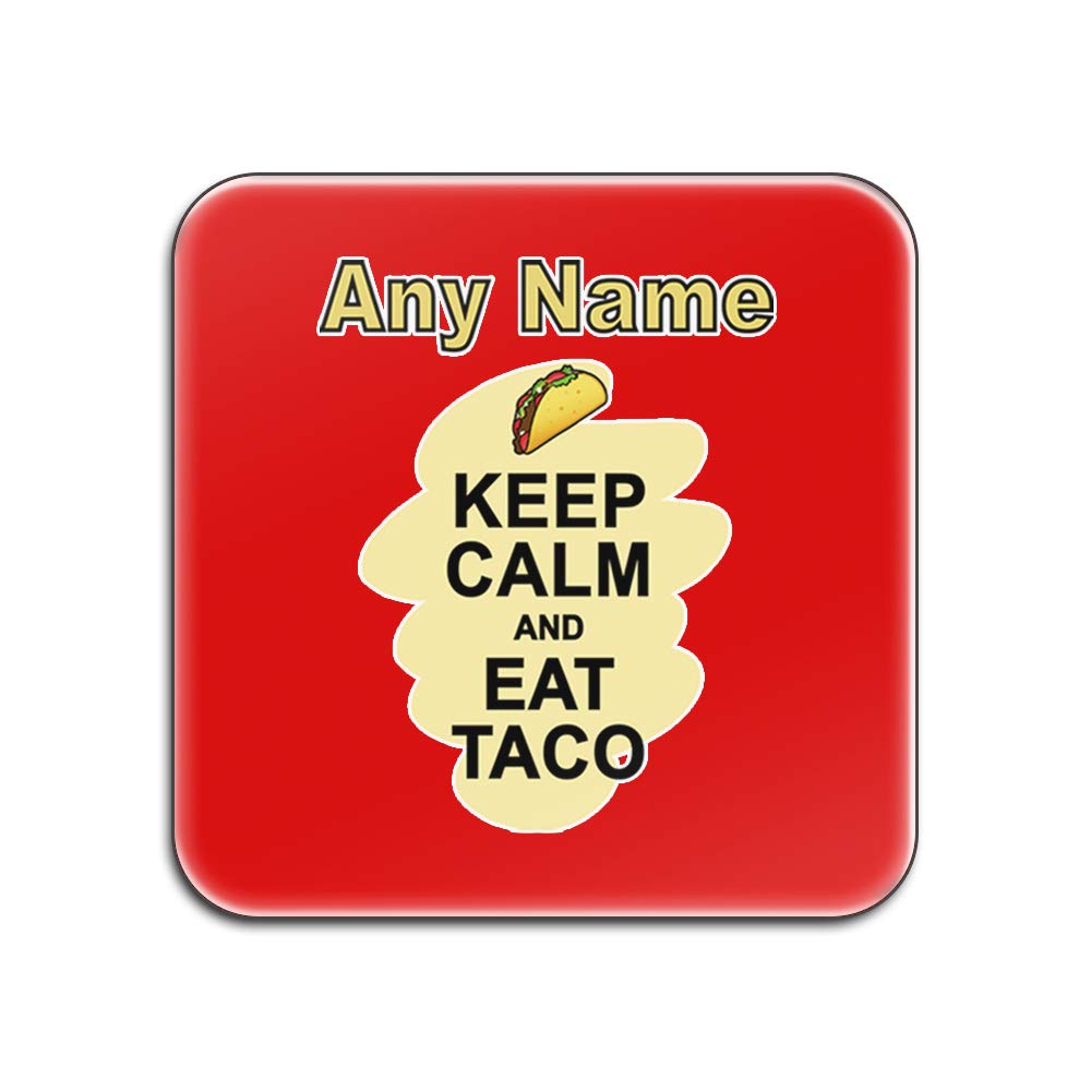 Sous-verres Keep Calm Eat Taco : cadeau idéal pour fête