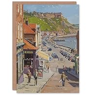 Artery8 Vintage Scarborough Yorkshire Coastal Road - Personalised & Blank Greeting Card MCL
