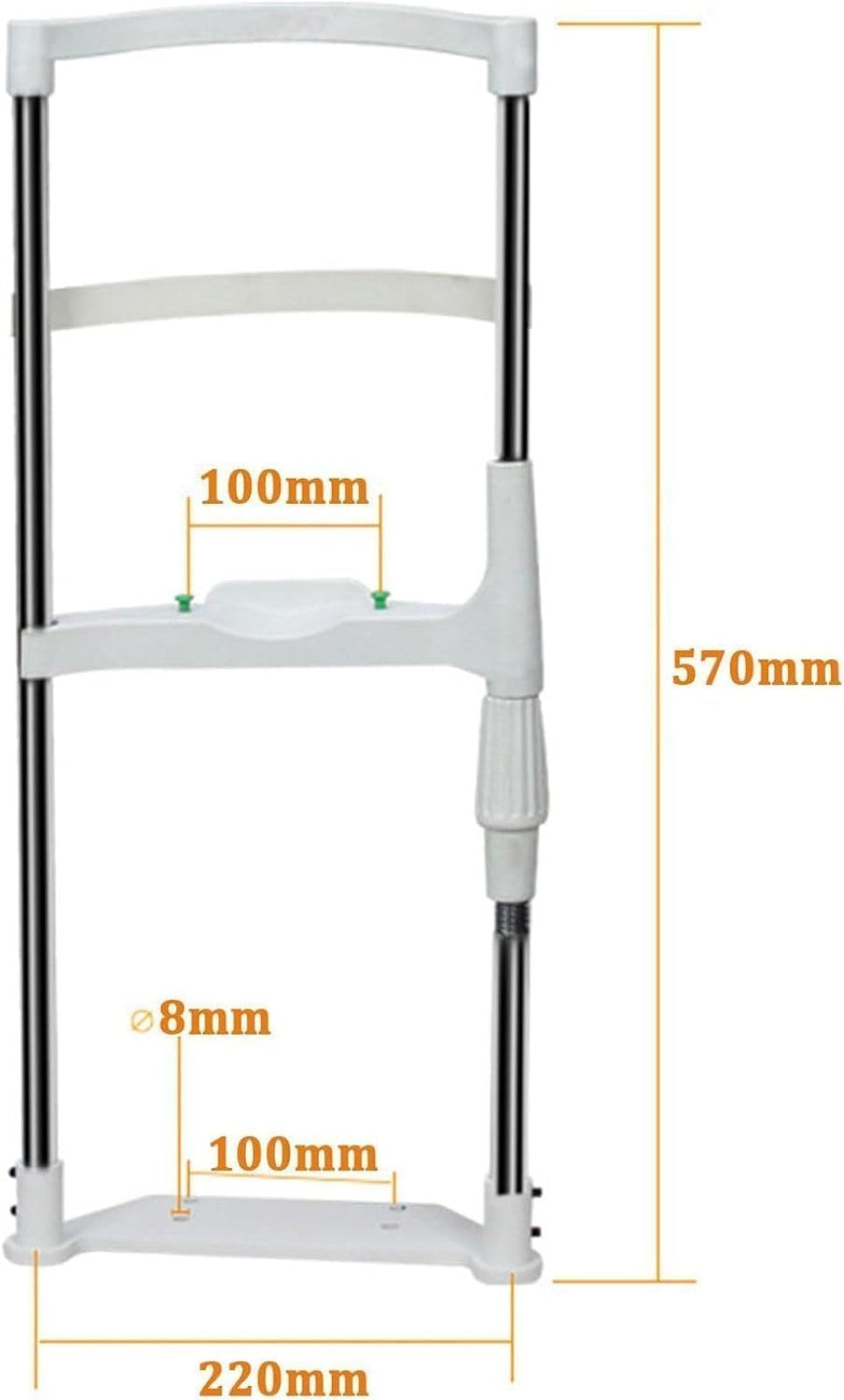 Optometryczny wspornik podbródka, regulowane podparcie czoła do treningu wzroku, odległość podnoszenia 0-95 mm, pokrętło regulacji wysokości do sprzętu okularowego