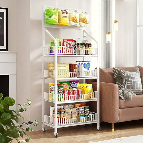 Estantes de exhibición minorista para tiendas de alimentación y organizador grande