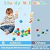 Asago Magnetic Blocks, 1.34 inch Large Magnetic Building Blocks, 3D Magnetic Cubes for Kids, Preschool Educational Construction Kit, Sensory Montessori Toys Kids Blocks for Boys Girls Toddlers - Image 3