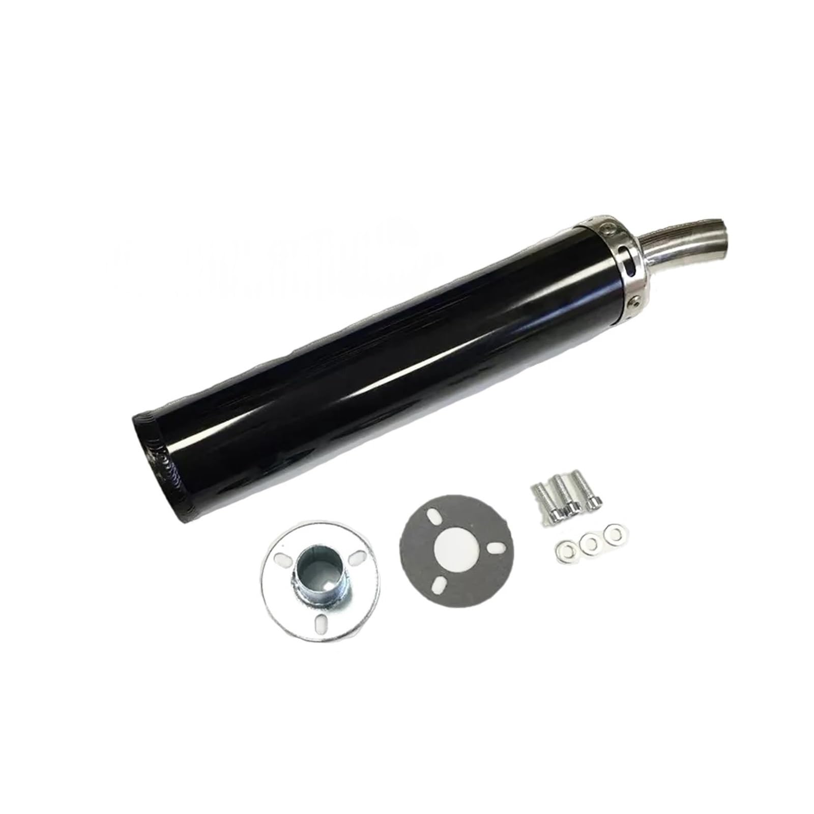 Uniwersalny Metalowy Tłumik Rury Wydechowej 60x280mm Wyścigi Motocyklowe Pasuje Do 50cc-240cc rura wydechowa(Gold)