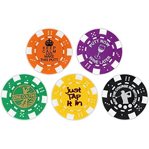 DA VINCI Inspirational Golf Ball Marker Chips Cover