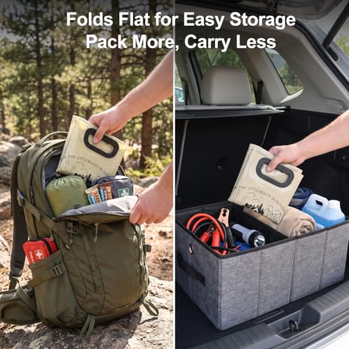 SOCATER Cantimplora plegable de 8L con grifo, envase de agua portátil para camping, excursión y emergencia miniatura 6