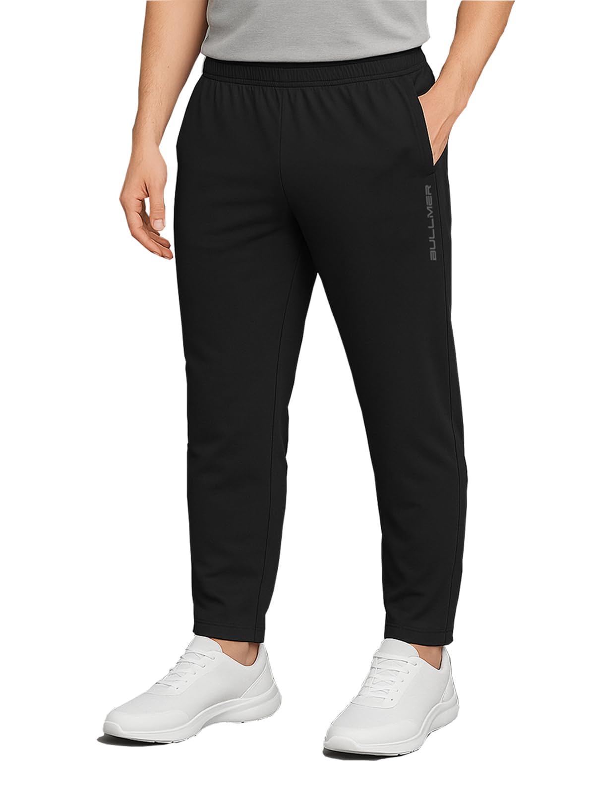 BULLMER Trendy Solid Cotton Blend Regular Fit Trackpant for Men | Mid-Rise Trackpant for Men - Pack of 1-image-22