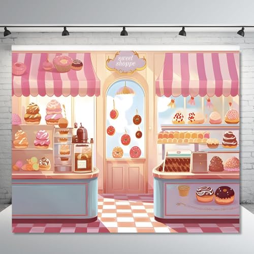 Fondo Fotográfico Rosa 10x8ft para Fiesta y Fotos miniatura 6