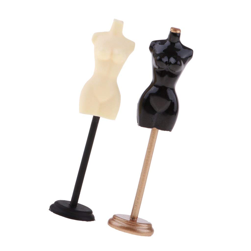 NYLSA 1:12 Gold+Black Metal Sewing Dress Form Mannequin Model Display Stand Home Decor (B07PPZGLX4) Amazon Price History, Amazon Price Tracker