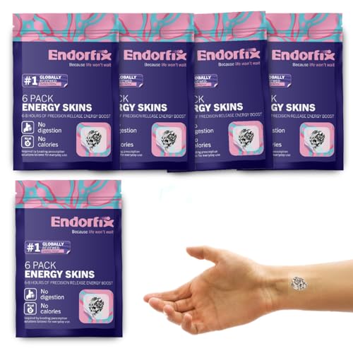 Skull Energy Patch Skins – Transdermal Patches – 6–8 Hr Precision...